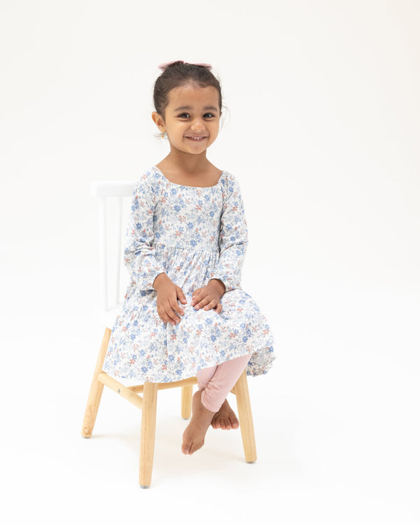 Country Girl Floral Dress + Bamboo Legging