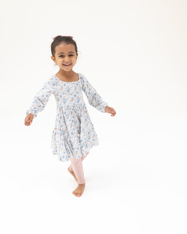 Country Girl Floral Dress + Bamboo Legging