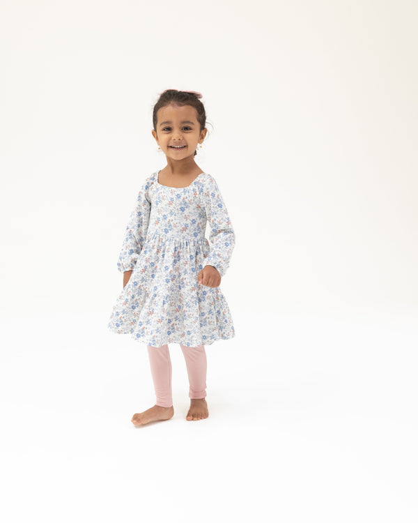 Country Girl Floral Dress + Bamboo Legging