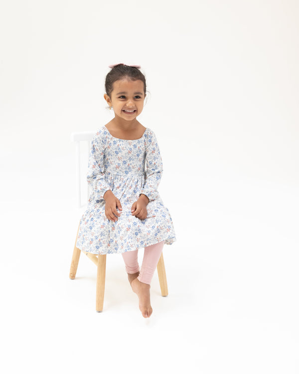 Country Girl Floral Dress + Bamboo Legging