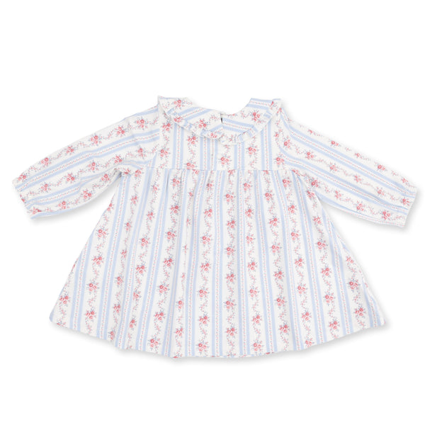 Anna Floral Stripe Dress