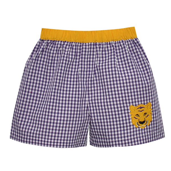 Purple/Gold Shorts