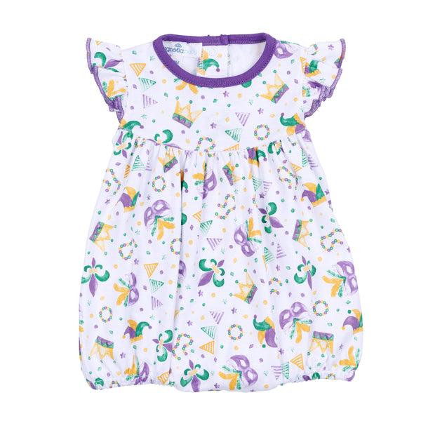 Mardi Gras Munchkins Flutters Bubble