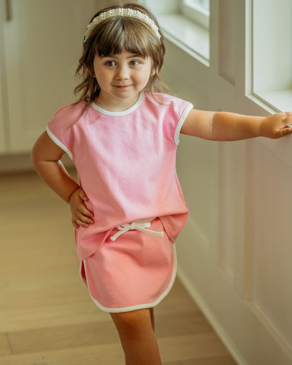 Aria Skort Set- Pink