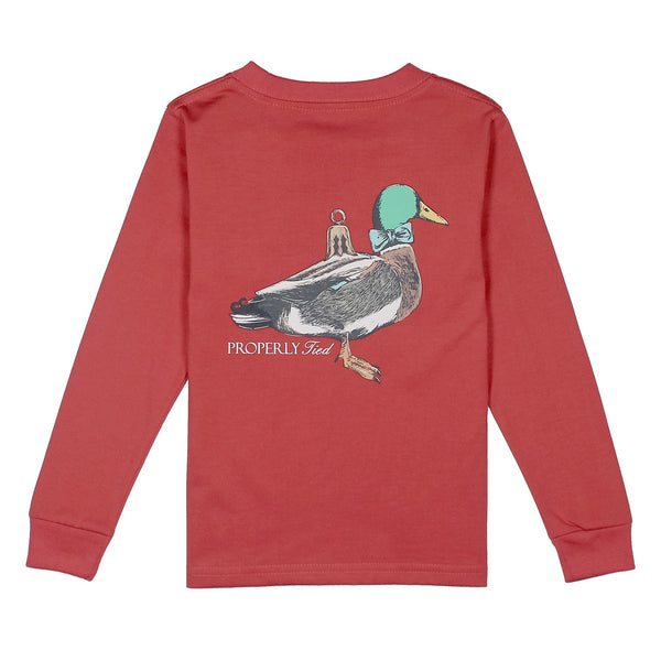 Duck Ornament LS- Cabernet