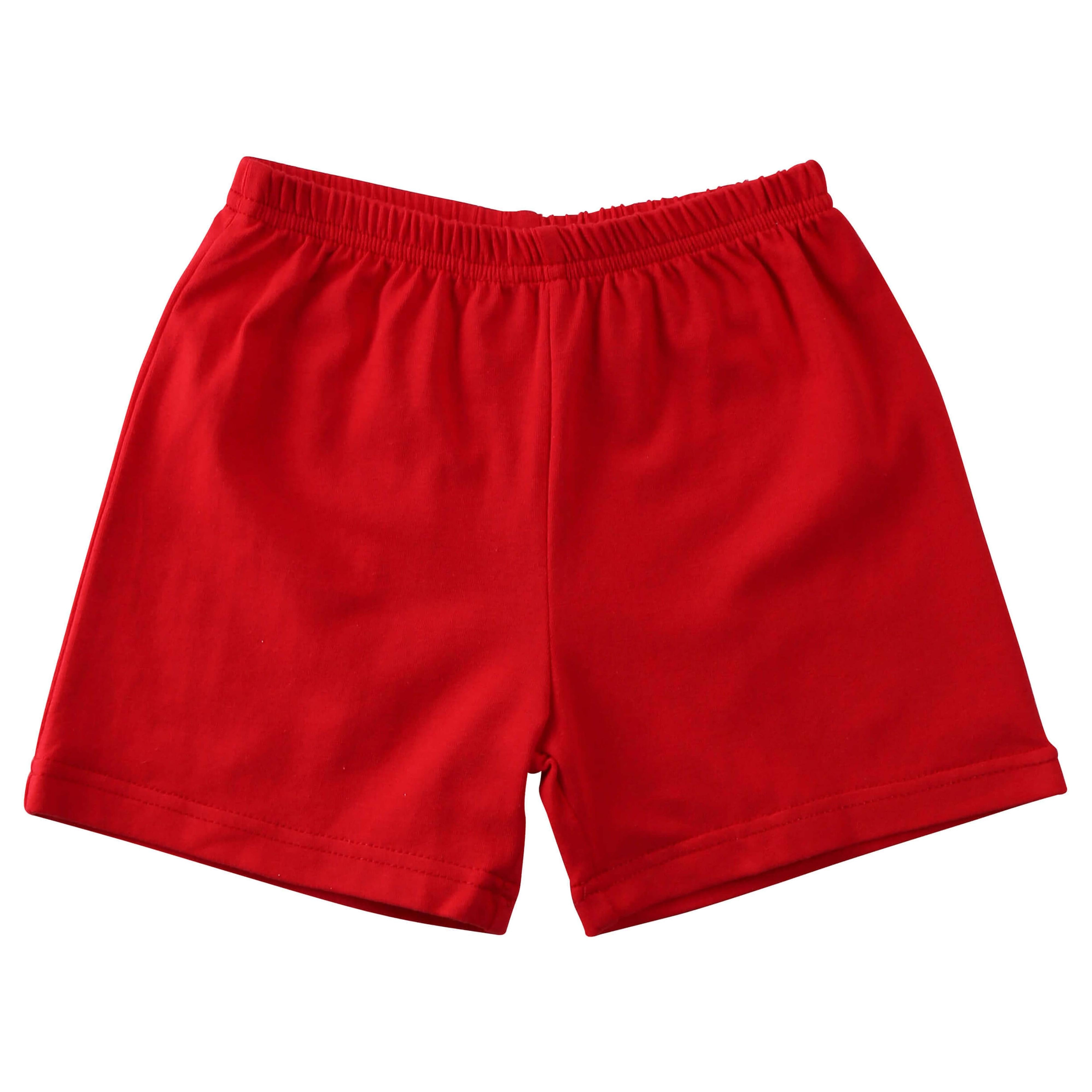 Knit Shorts- Red - Main Image