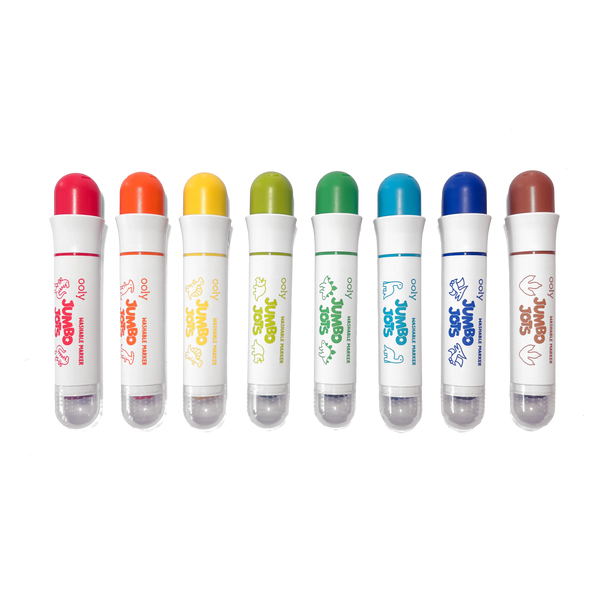 Jumbo Jots Dual Tip Dinosaur Stamp Markers- Set of 8