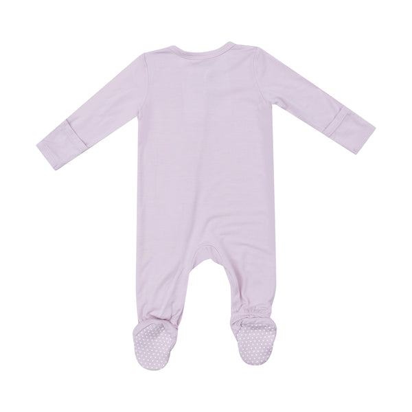Bamboo Orchid Hush- 2 Way Zipper Footie