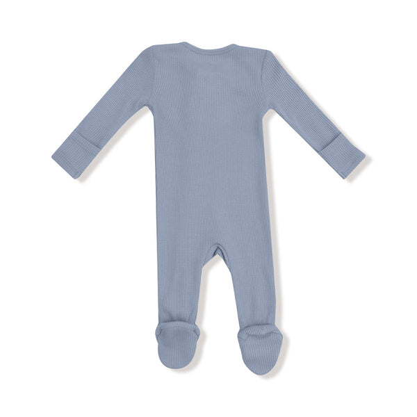 Blue Blizzard 2 Way Zipper Footie