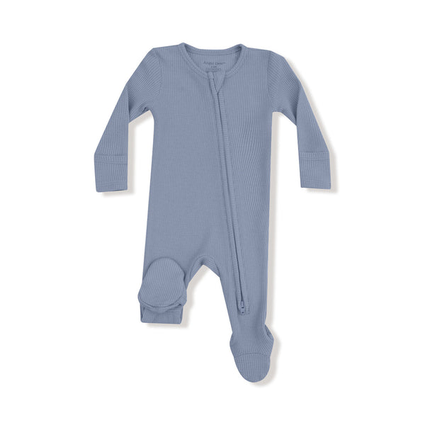 Blue Blizzard 2 Way Zipper Footie
