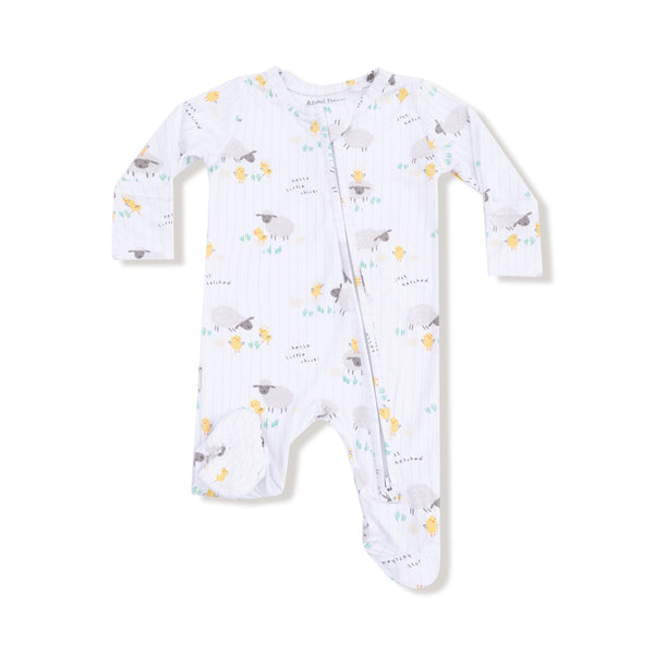 Just Hatched 2 Way Zipper Footie