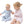 Lil Bro 2 Way Zipper Footie- Light Blue