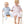 Lil Bro 2 Way Zipper Footie- Light Blue