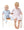 Lil Bro 2 Way Zipper Footie- Light Blue