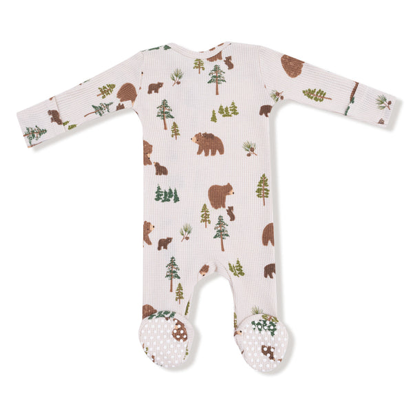 Sweet Bear 2 Way Zipper Footie