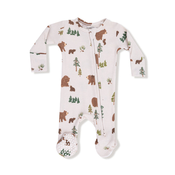 Sweet Bear 2 Way Zipper Footie