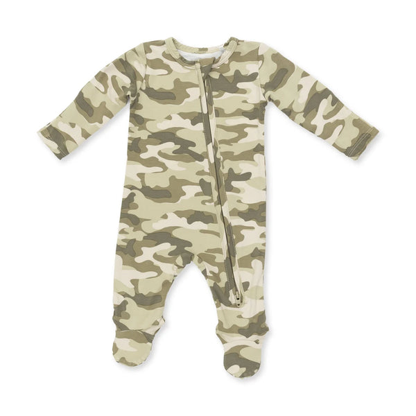 Camo 2 Way Zipper Footie