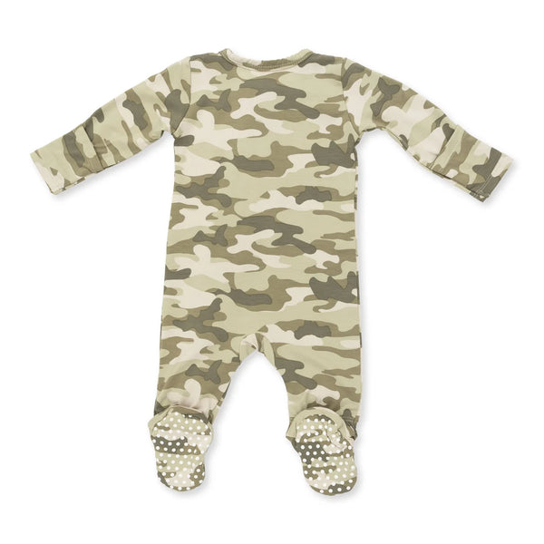Camo 2 Way Zipper Footie