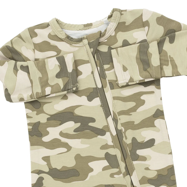 Camo 2 Way Zipper Footie
