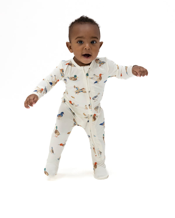 Ducks 2 Way Zipper Footie