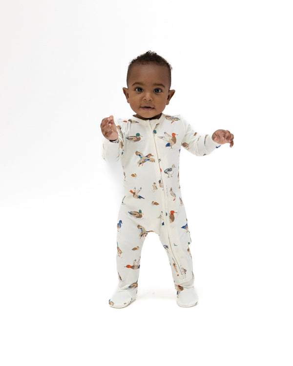 Ducks 2 Way Zipper Footie