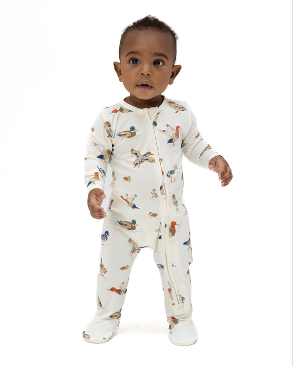 Ducks 2 Way Zipper Footie