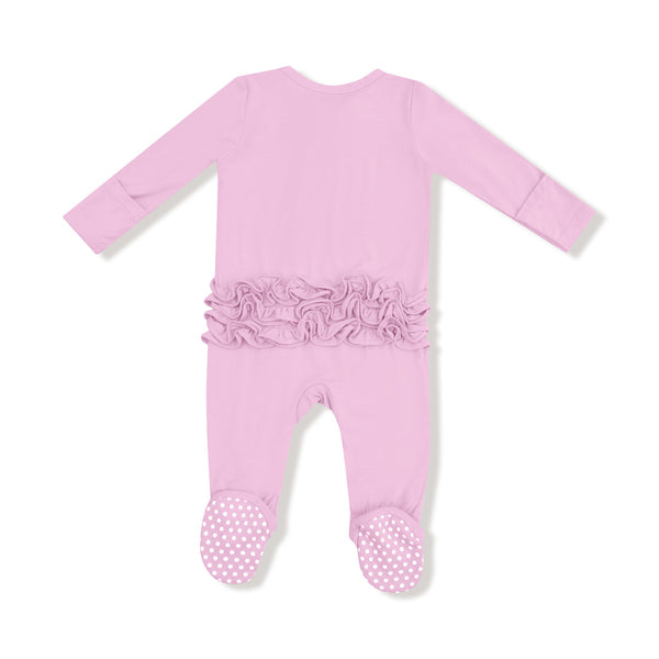 Pirouette 2 Way Zipper Ruffle Footie
