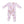 Football Cheer 2 Way Ruffle Zipper Footie- Pink