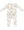 Pretty Ponies 2 Way Zipper Ruffle Back Footie- Beige