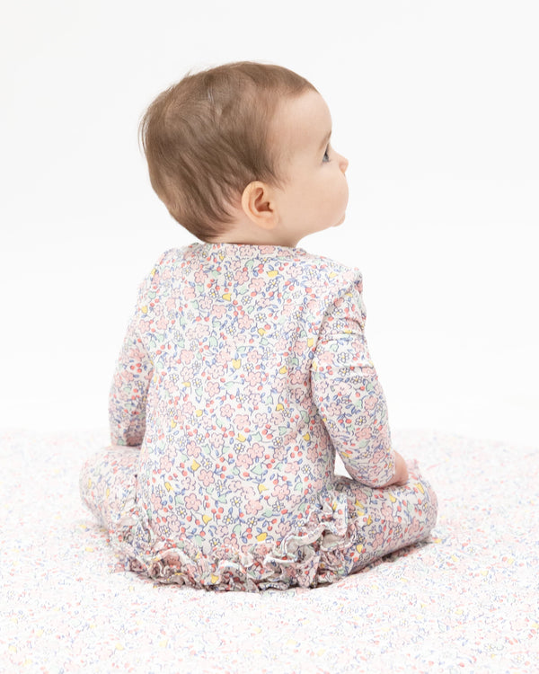 Elizabeth's Garden 2 Way Zipper Footie