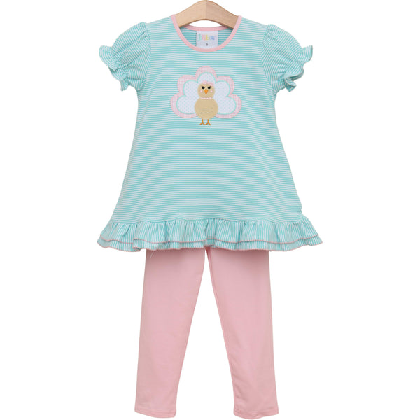 Give Thanks Ruffle Pants Set