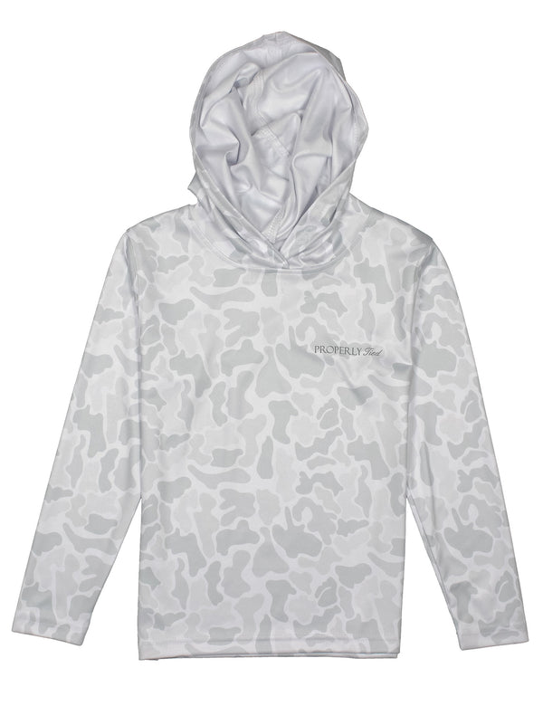 Sportsman Performance Hoodie- Snow Camo