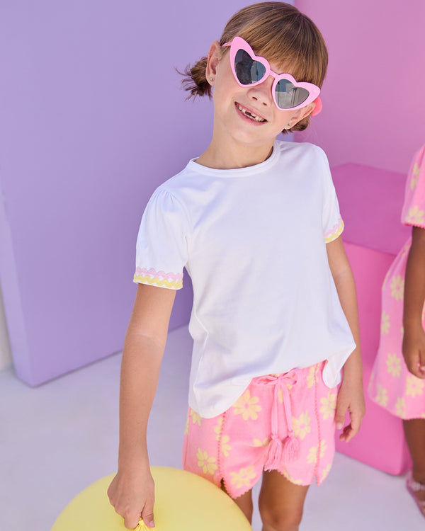 Ric Rac Essential Tee- Pink Lemonade