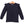French Terry Flutter Pullover- Navy