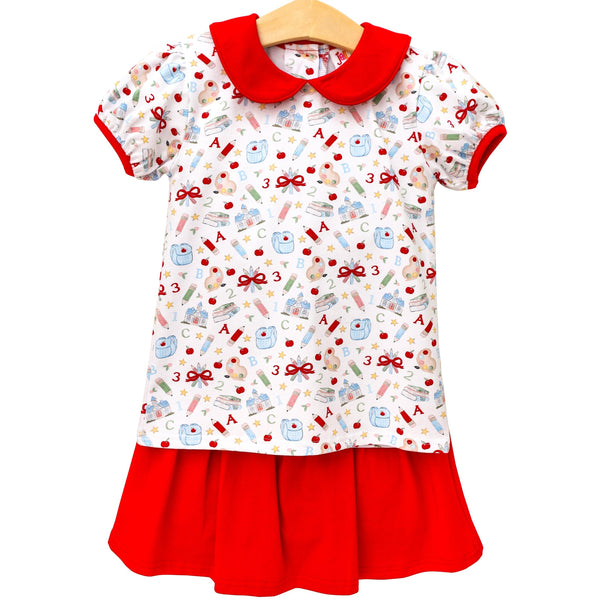 Easy As ABC Skort Set