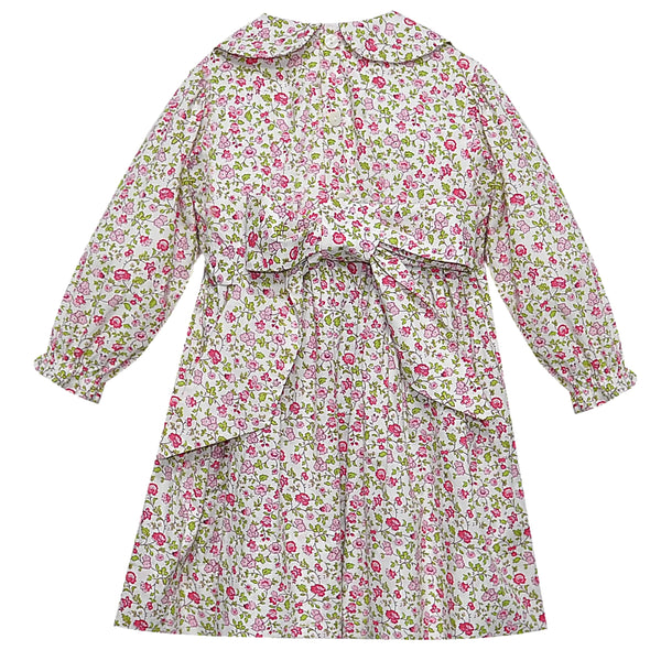 Cate Dress- Fuchsia Pink Flower