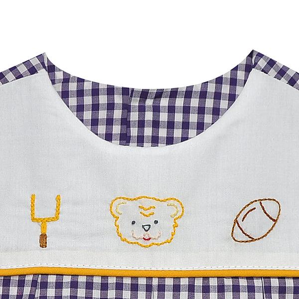 Game Day Trio Purple/Gold Bubble- Boy