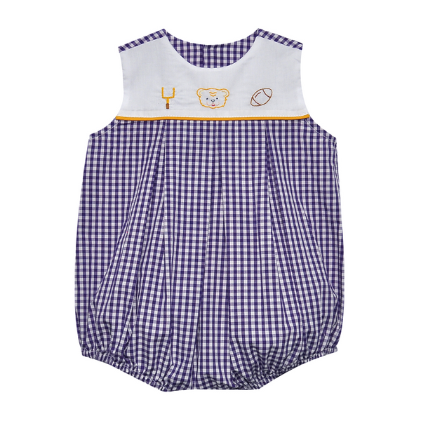 Game Day Trio Purple/Gold Bubble- Boy