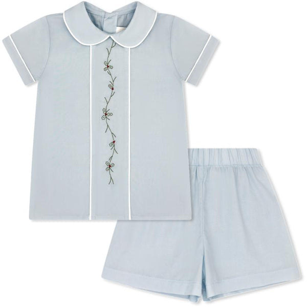 Jonathan Short Set Boston Blue Batiste- Holly
