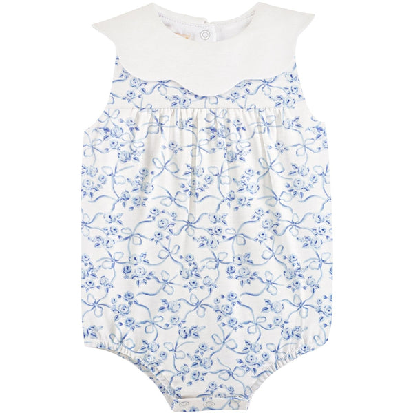 Blue Romantic Toile Bubble