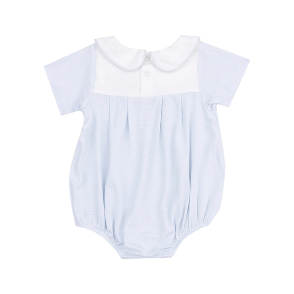 Stripe Blue Classic Pleat Bubble