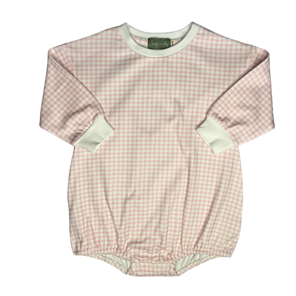 Pink Gingham Bubble