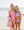 Island Hopper Reversible Bikini- Flower Power/Sunset Haze