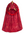 Triceratops Hooded Cape- Red