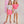 Shirred Scallop Shorts- Marguerite Floral Pink