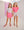 Shirred Scallop Shorts- Marguerite Floral Pink