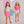 Tiered Skort- Hot Pink