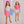 Shirred Scallop Shorts- Marguerite Floral Pink