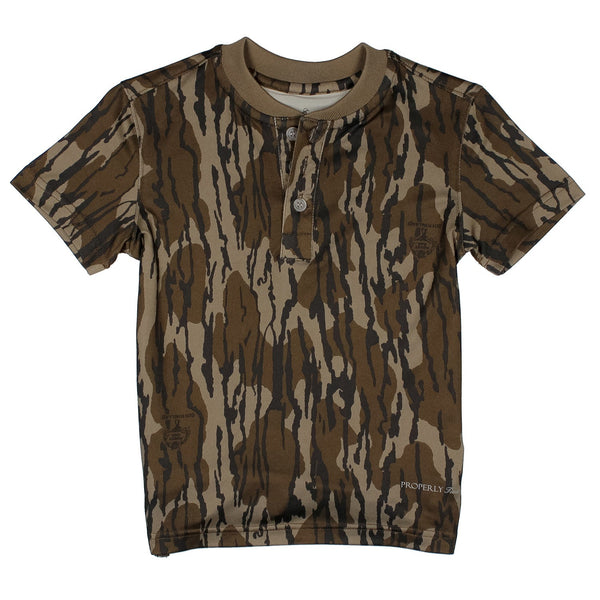 Ravine Henley SS Mossy Oak- Original Bottomland