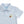 Game Day Polo Romper- Light Blue